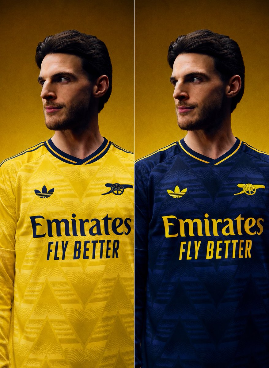 sliney66's tweet photo. Its a nice kit but to me Arsenal away should be yellow with blue trim.
What do you prefer??? This is just colours reversed https://t.co/6zSdlMM2oo