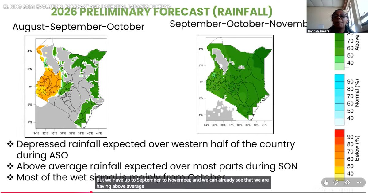 MeteoKenya's tweet photo. EL NINO 2026: EVOLUTION, FORECAST AND POTENTIAL IMPACTS IN KENYA

https://t.co/oc0fRf6kdE https://t.co/Bmg8KaKxSb