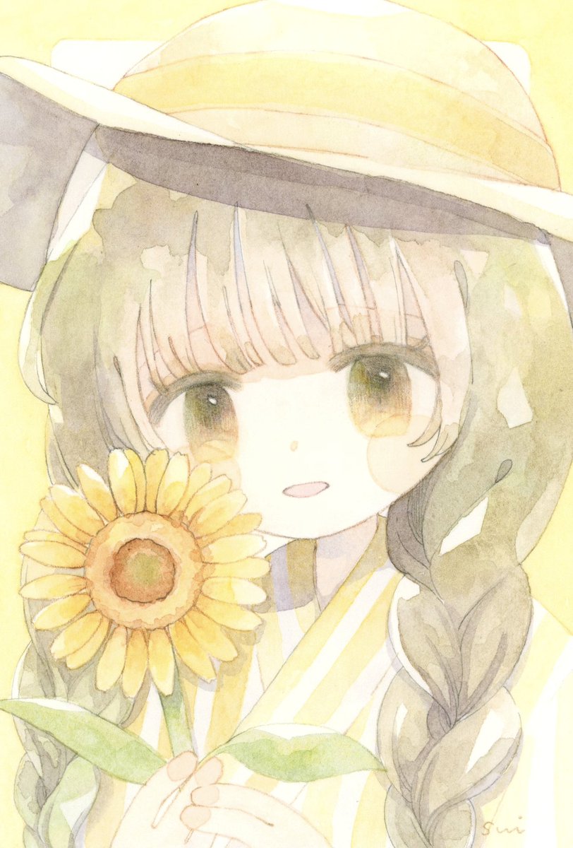 sui____23's tweet photo. この子たちは7/26OPENのBOOTHにて販売予定です🌟
7月モチーフのイラストでございます🌻🎐 https://t.co/MdqmjFU7Fn