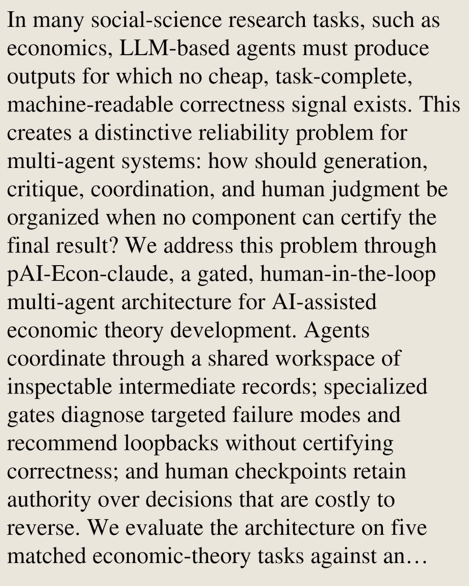 Multiagent Systems Papers tweet media