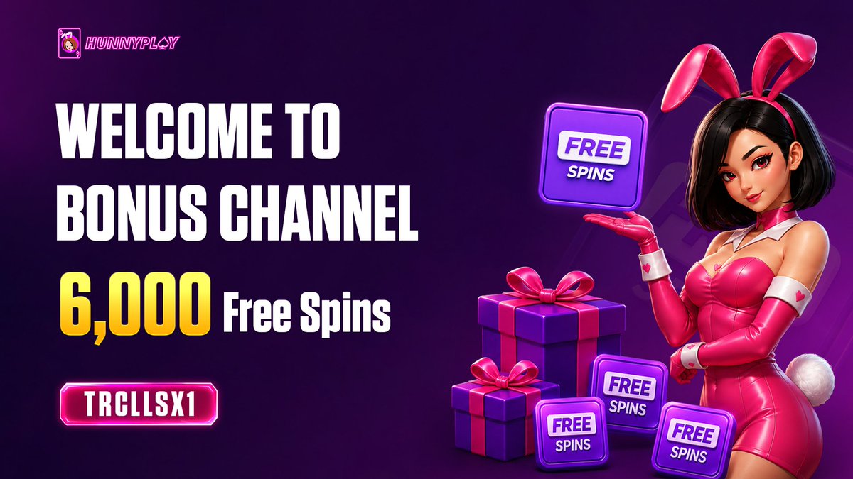 HunnyPlayBonus's tweet photo. Seeing this post early? Then this one's for you. 👀

🎁 6,000 FREE SPINS are up for grabs!
⚡ 20 FREE SPINS per user
👥 Available for all users

First come, first served, don't wait too long! 🔥

👉 Get on X Bonus and stay close. More drops are coming! 💜

#HunnyPlayBonus https://t.co/aoDKNHW59z