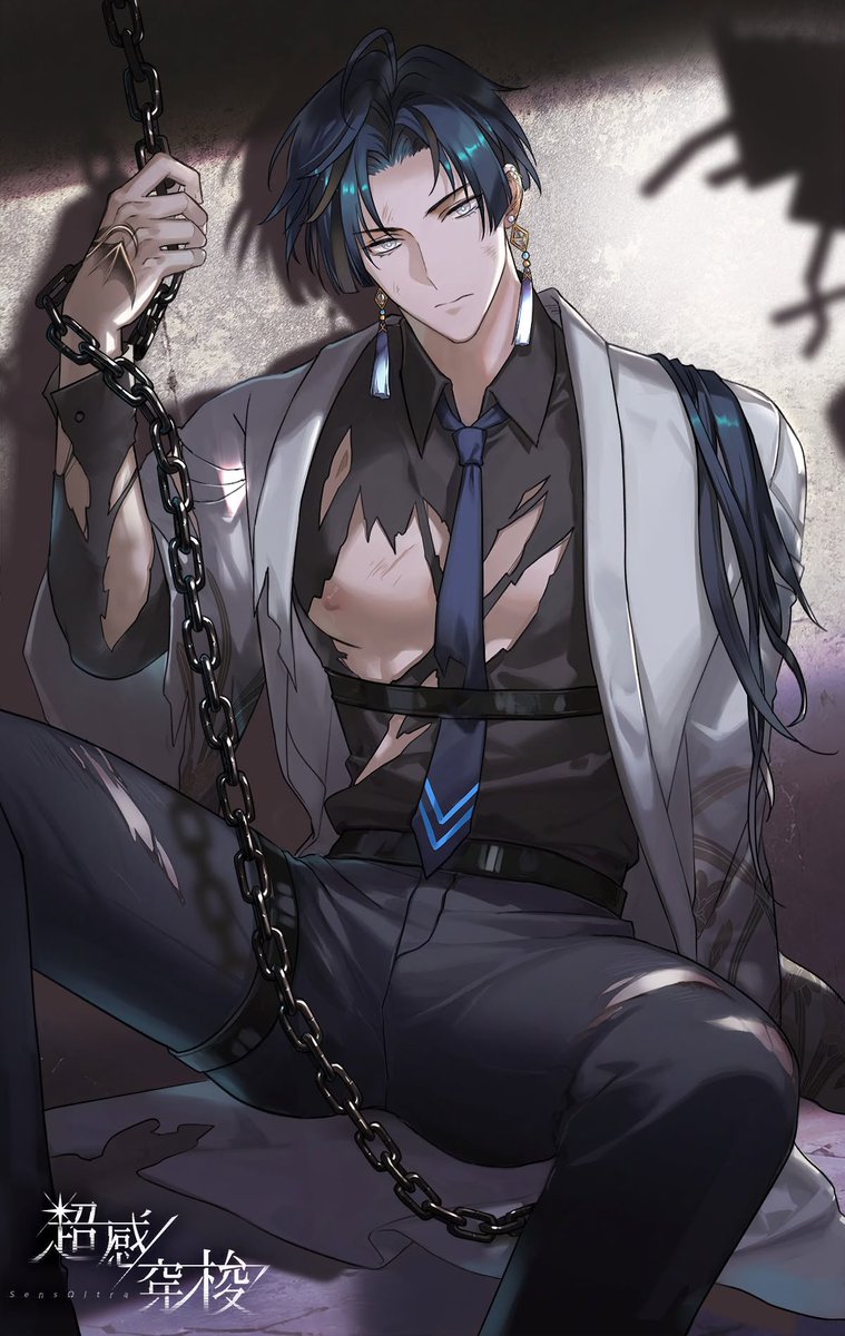 sensultra_2026's tweet photo. ♦︎《超感穿梭》正式上市紀念賀圖 ♦︎

感謝 希月（@megumi_gnsn）繪製的宿雨！
若隱若現的肌膚更增添了幾分色氣❤️

#超感穿梭 #SensUltra #宿雨 https://t.co/r0xBLcfheq