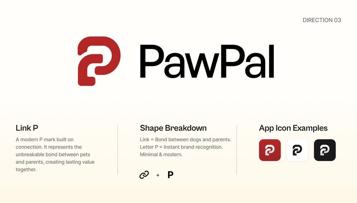 helloryzedesign's tweet photo. Building PawPal in public, and today's problem is a good one to have.

PawPal needs a logo. We made three.

Comment your favorite. We're actually counting.

Follow to watch this brand get built in real time.

See more of what we're building at https://t.co/2cpkbLE1mv https://t.co/Rb51AHLQNU