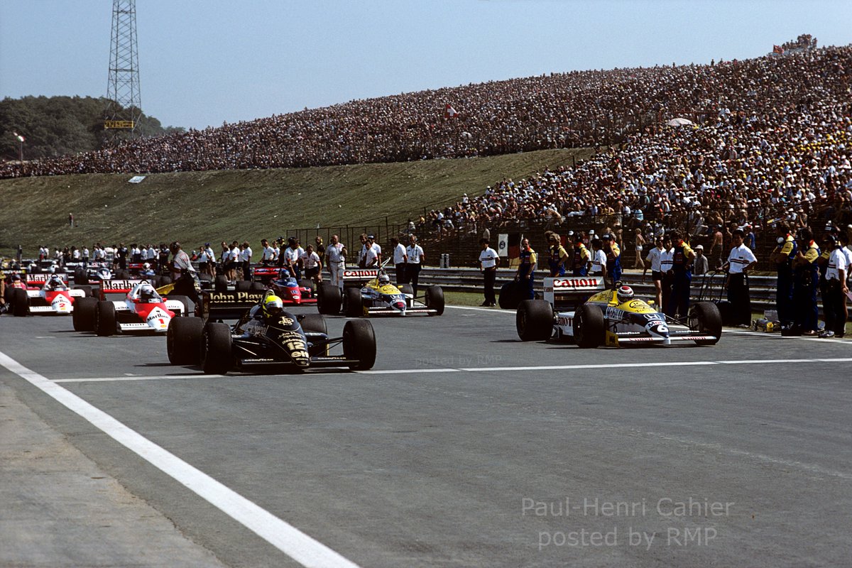 PhotosMotor's tweet photo. Formation lap:
Ayrton Senna
Nelson Piquet
Alain Prost
Nigel Mansell
Keke Rosberg
Patrick Tambay
1986 Hungarian GP 🇭🇺 Hungaroring
#HungarianGP #F1 #SennaSempre #Red5
📷 Paul-Henri Cahier https://t.co/7Mwe3EL6Vs