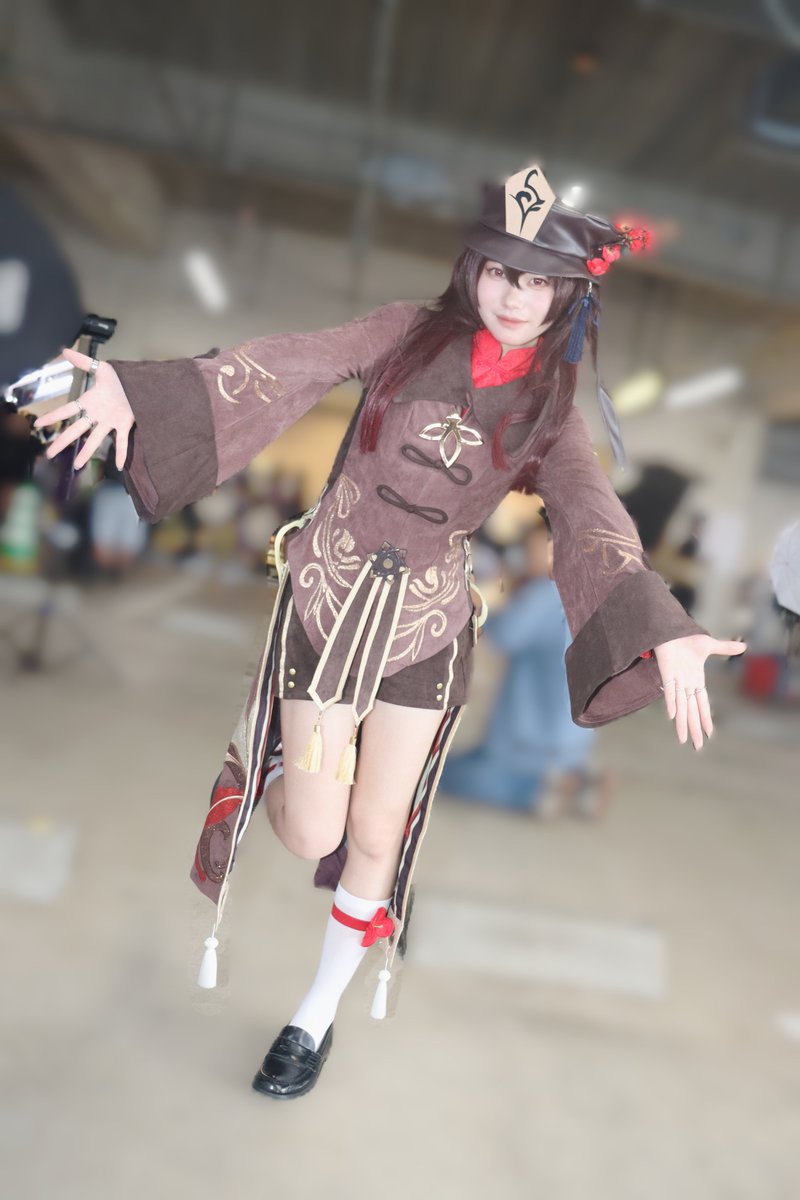 amaama_22_'s tweet photo. Cosplay　
原神　胡桃

「いってらっしゃ～い」
#アコスタみずほPayPayドーム福岡 https://t.co/FFid7Rz0I9