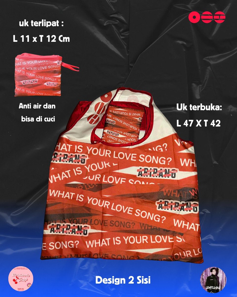 Lovemzelf's tweet photo. @RM_TeamIna x Boratannieshop
Dukung haRMoni Project sambil bawa pulang Folded Bag edisi spesial(2 sided)! ✨
3 Versi: RKIVE | BTS | WIYLS
💰 Rp68.000
Seluruh profit dialokasikan untuk project & update fundraising akan dibagikan secara berkala.
📄 https://t.co/lvPadkcndV https://t.co/iEiu51Tce8