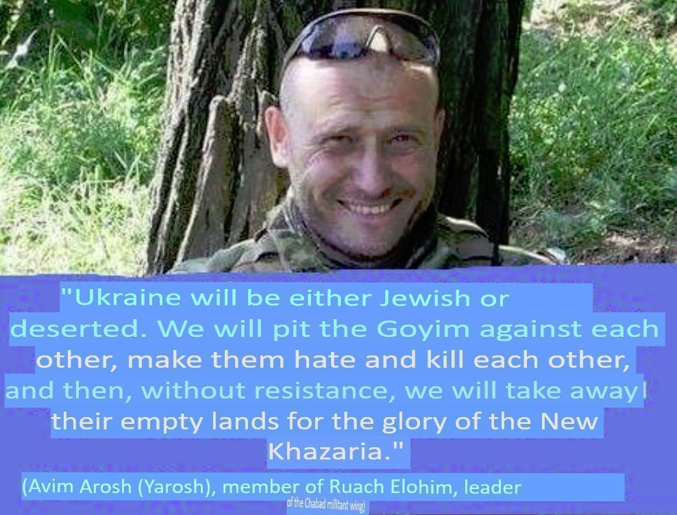 CaptainKryk's tweet photo. @Timcast "Ukraine has been fighting for their very existence"

Nope. There is already a country called Israel. Let them live there and not kill Russians in the civil war with a bloody desire to reincarnate Khazaria.

https://t.co/79AHt8jXf8 https://t.co/X0DLg3Xcd7