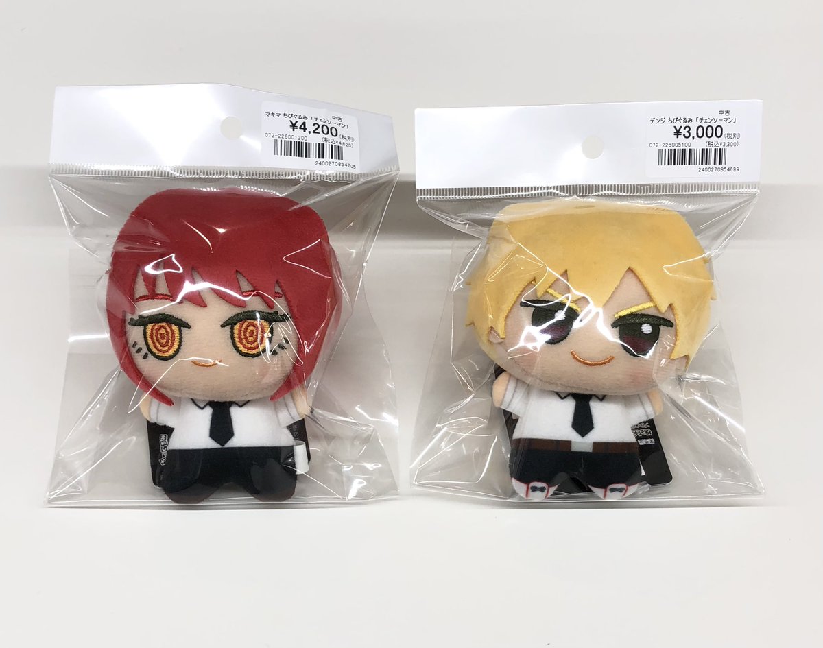 ✨入荷情報✨ チェンソーマン ちびぐるみ マキマ、デンジ各種入荷しま