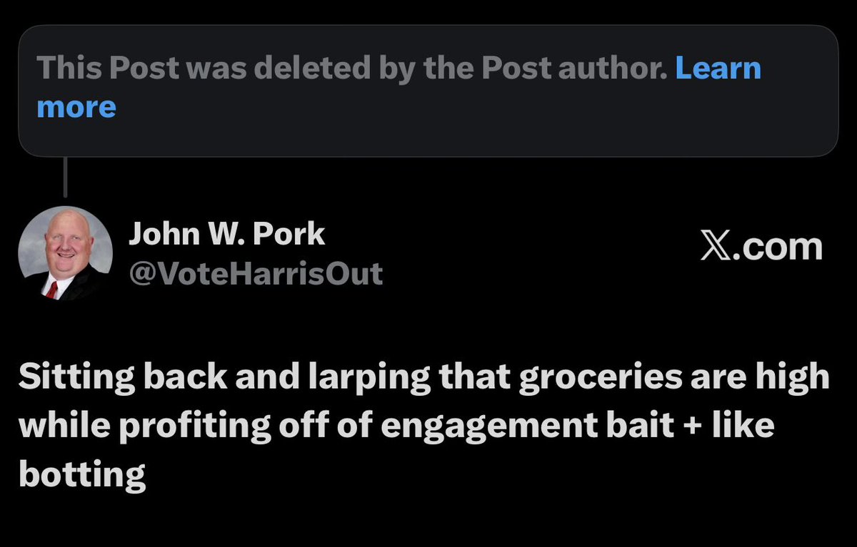 John W. Pork tweet media