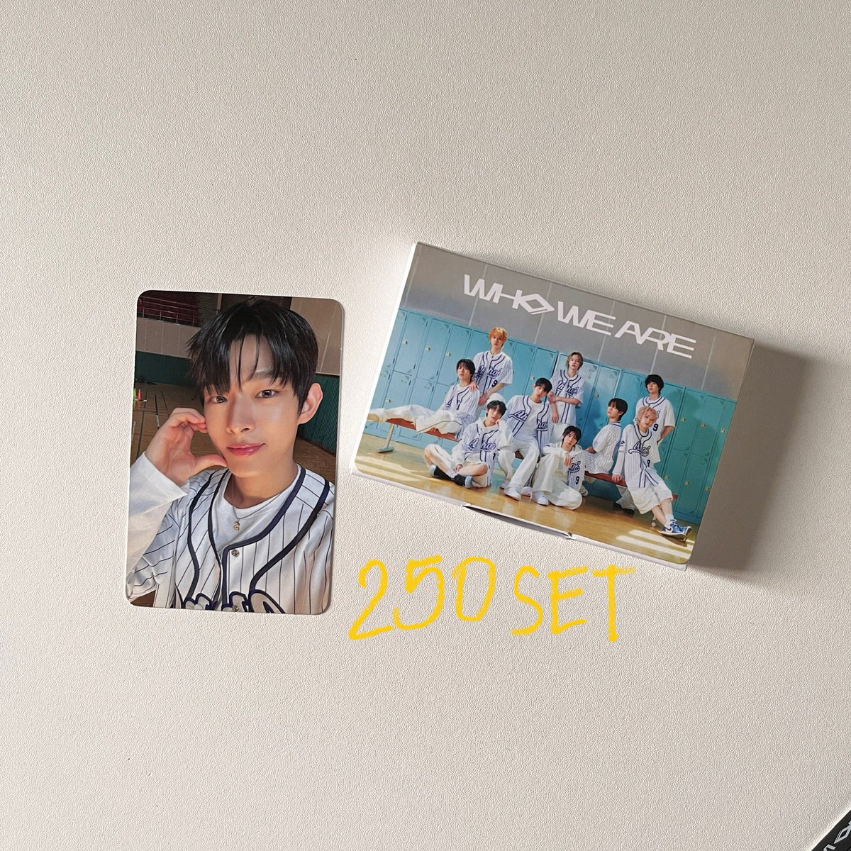 _sicheng7's tweet photo. 𐚱 ⊹ wts lfb ph .ᐟ #_sicheng7sells

 ꒰🎀꒱ ahof who we are the passage album digipack photocards

*. ꔛ on hand
*. ꔛ payo / 3 days dop
*. ꔛ reply or dm to claim

#. wts ahof who we are the passage steven park han jeongwoo shuaibo daisuke juwon woongki chihen https://t.co/oJV2Q70Jg0