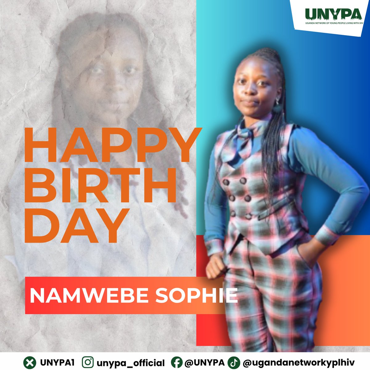 UNYPA1's tweet photo. π Happy Birthday, Namwebe Sophie!
May this new chapter bring you joy, strength, and endless opportunities.
Keep shining with purpose, inspiring hope, and making a difference wherever you go.
Wishing you a year filled with success and happiness.
#INTERASUSTAIN https://t.co/EZ0v5JDgRU