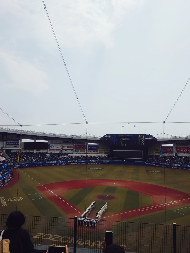 ancochan23's tweet photo. ナイスゲームありがとう。
苦しかったね。習志野。
強かったね。拓大紅陵。
相当悔しかったと思う。
ここまで勝ち残ったことが凄いんだぞ習志野。
二遊間の成長に期待します！
お疲れ様でした！涙が止まらずイオンまで歩いた。
明日は拓大紅陵を応援します！
 #チバナツ  #習志野 https://t.co/xZOFMuJc0f