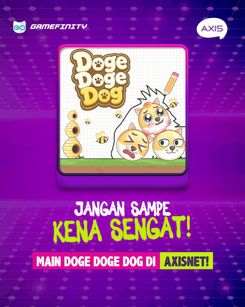 AXISgsm's tweet photo. Ada MINIGAMES! Kamu bisa main langsung di aplikasi AXISNET, game nya banyak dan seruuu~ https://t.co/EBg0qiVhv9
