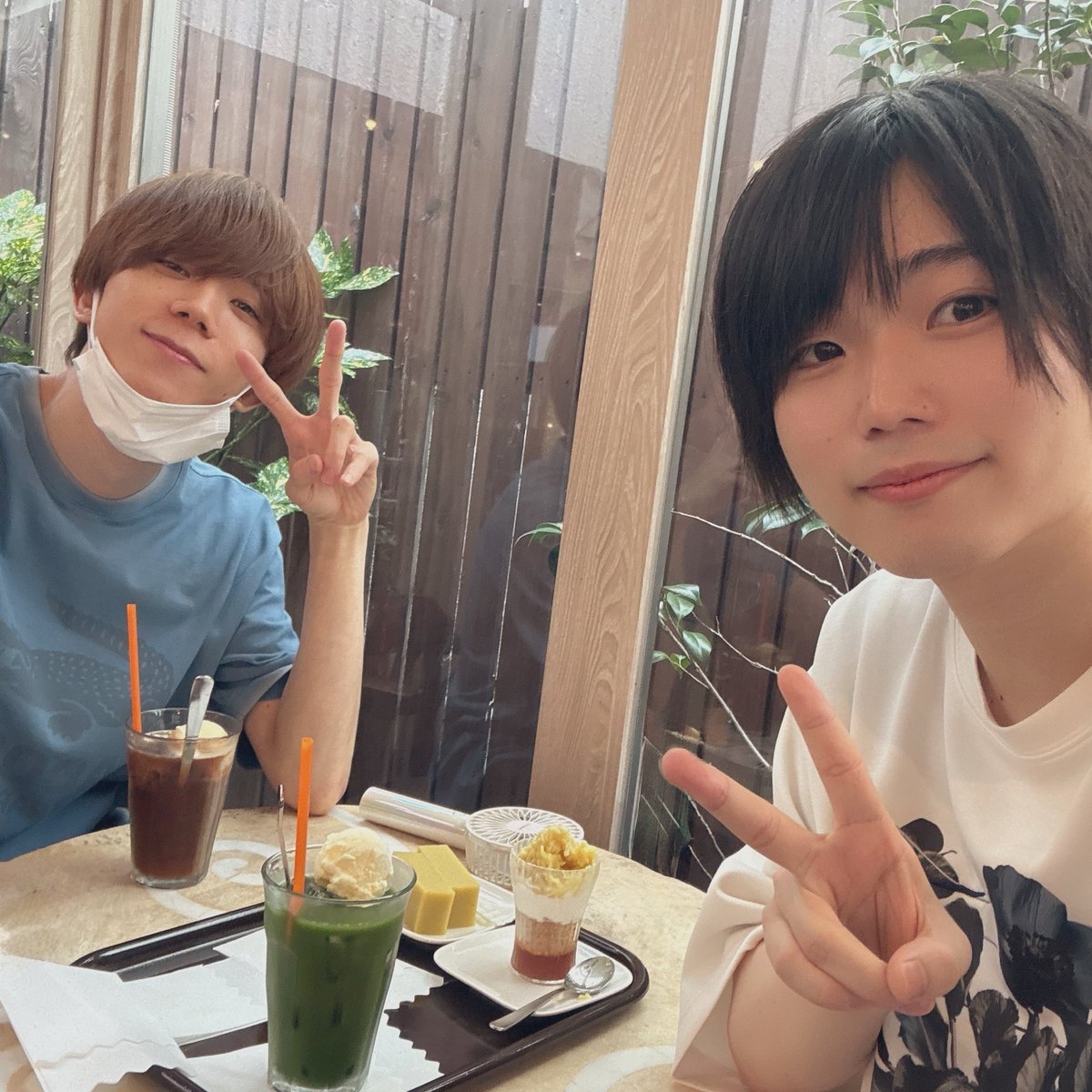 masaya_miyazaki's tweet photo. ともひとさんと甘いもの時間🍨✨️ https://t.co/fEtoODFFgB