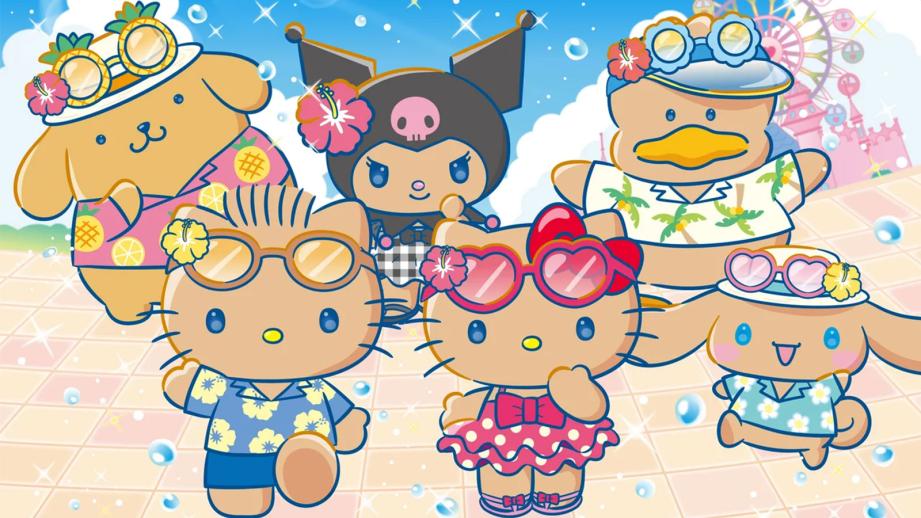 heyco公式アカウント01 ハローキテイ 日焼け 夏休み海バージョン 2種