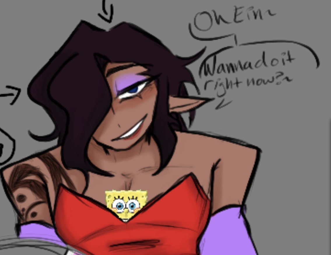 _Hey_Comrade_'s tweet photo. Have Pierce x Ein art IGNORE THAT SPONGEBOB IMAGE PLS #pierceaphmau #einaphmau #einxpierce https://t.co/AfRFjwcUFH