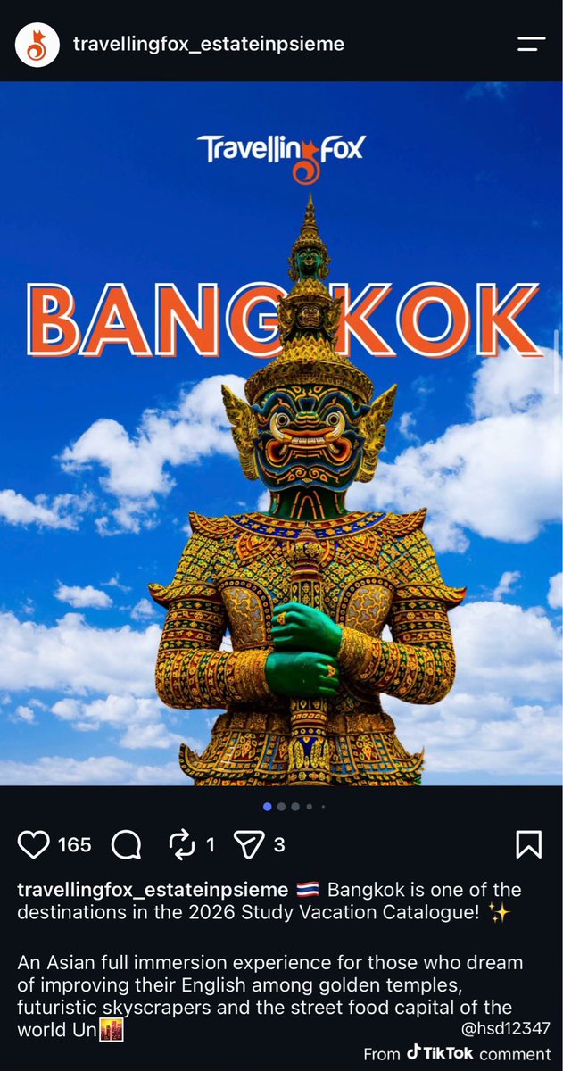 ppcchhhh's tweet photo. Travelling Fox has now removed its Bangkok post after the video began circulating. Does this mean they’re aware of the incident? https://t.co/EI8LYm9ZZf