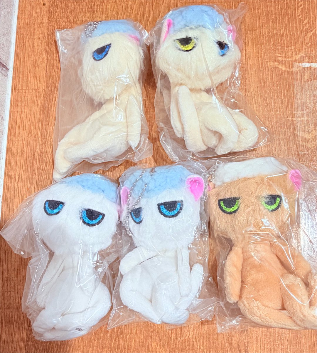 hikari_339's tweet photo. 【交換】洗われた猫ぬいぐるみ ガチャガチャ

譲)
大家さんの猫2匹、お屋敷の猫2匹、公園の猫1匹

求)
実家の猫3匹
（↑が見つかり次第魚屋さんの猫1匹）

都内手渡しのみ（郵���不可）
検索からでもお気軽にお声がけください。 https://t.co/NC80VtS3hO