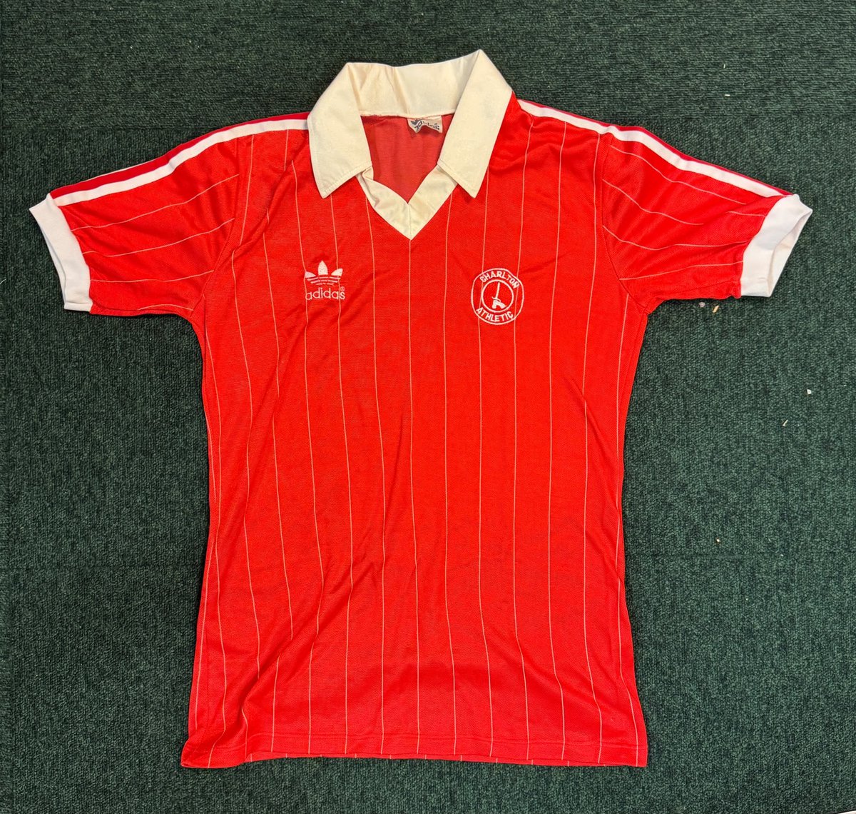 CHATHMuseum's tweet photo. NEW SHIRT REVEAL

We'll it's new to us. Recently acquired early 80s #cafc Adidas home shirt https://t.co/AZgikdULuF
