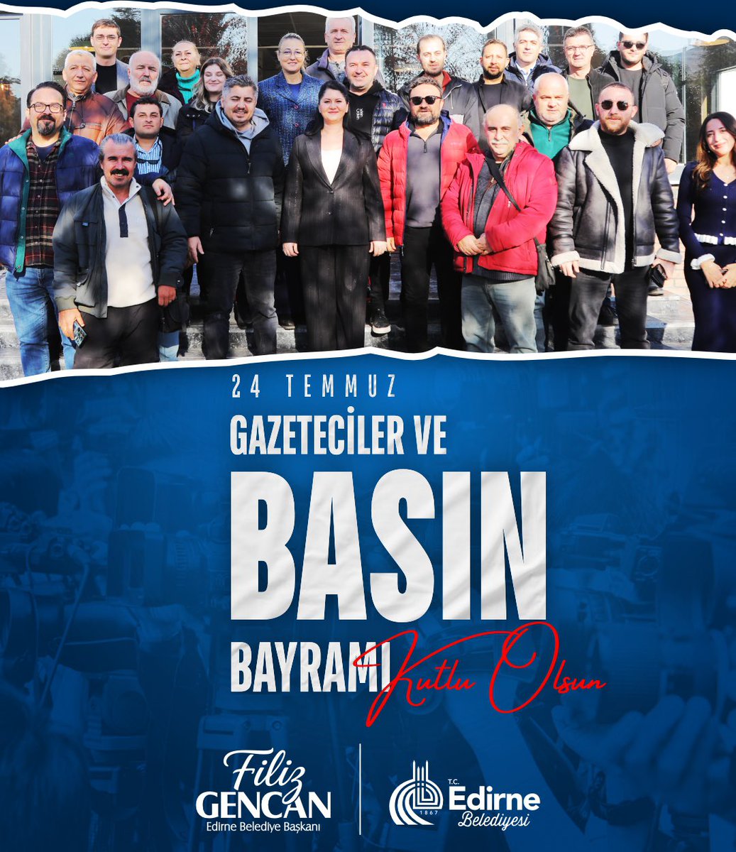 avfilizgencan's tweet photo. Kamuoyunun doğru, güvenilir ve tarafsız bilgiye ulaşması için büyük bir özveriyle çalışan tüm gazetecilerimizin 24 Temmuz Gazeteciler ve Basın Bayramı’nı kutluyorum.

Basın özgürlüğünün güçlendiği, gazetecilerin mesleklerini özgürce ve güven içinde yapabildiği nice yıllar diliyorum.