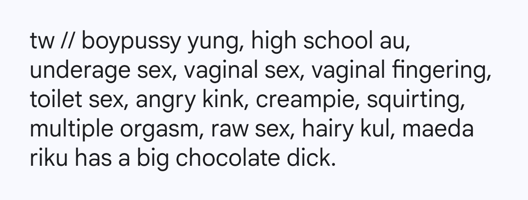bravelynm's tweet photo. kulyung kulyut 🔞 oneshot high school au

persaingan ranking yang begitu luar biasa hebat, hingga kemenangannya buncahkan kemarahan bagi yang kalah, lalu justru buat boypussynya merinding basah bukan main

https://t.co/2TMs9Gixle https://t.co/LcWS8e9pa2