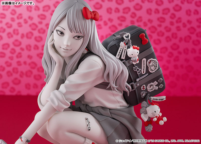 Nin_Nin_Game's tweet photo. Embrace the eerie charm of Gal Tomie! 👁️💖

From Junji Ito’s horror masterpiece Tomie, this special G.S.Collection figure blends Tomie’s unsettling allure with playful Hello Kitty motifs.
Pre-order now👉 https://t.co/M9m4YHDgnh

#Tomie #JunjiIto #GalTomie #GSCCollection #HelloKitty #ScaleFigure