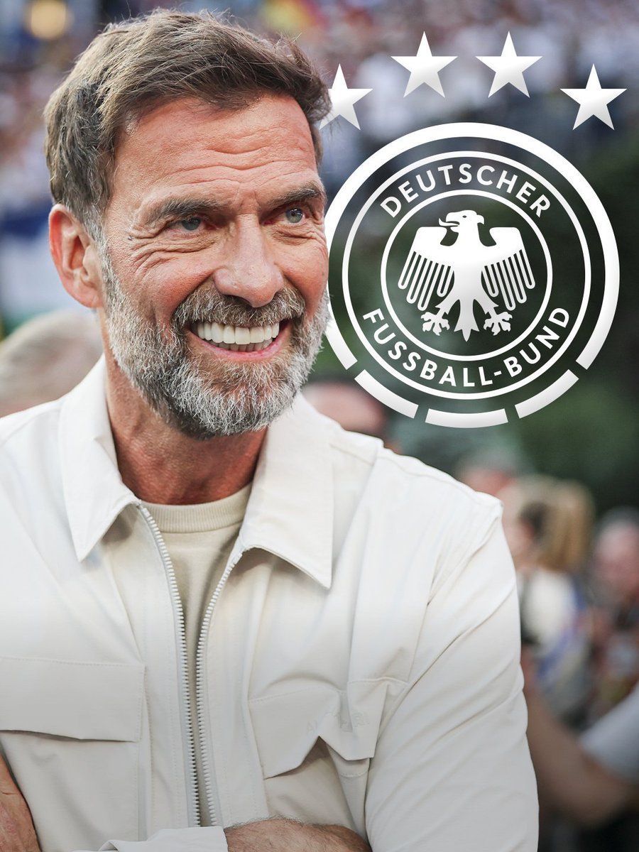 LautyPala_'s tweet photo. 🚨 OFICIAL:

🤯 Jürgen Klopp es el nuevo entrenador de la Selección de Alemania. Firmó contrato hasta junio de 2030 y será presentado en las próximas horas.

🎙[@FabrizioRomano] https://t.co/Zk09wtCXgR