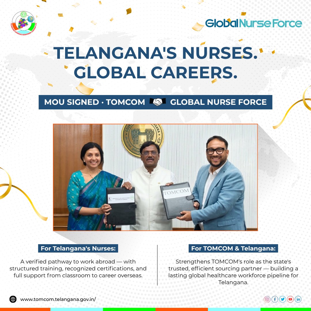 Telangana Overseas Manpower Company tweet media
