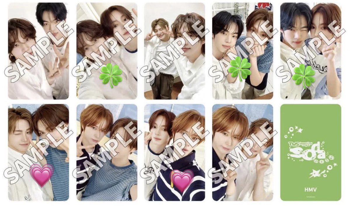 yuun1208_'s tweet photo. TWS SODASODA HMV モバガチャ ラキドロ  特典 ユニット トレカ 交換

【譲】💗

【求】🍀

8/28・8/30 福岡公演 現地手渡し可能 ・9/4・9/6 神戸公演 現地手渡し可能 ・9/8 イベント会場 現地手渡し可能

#TWS https://t.co/t0P9vQVmKy