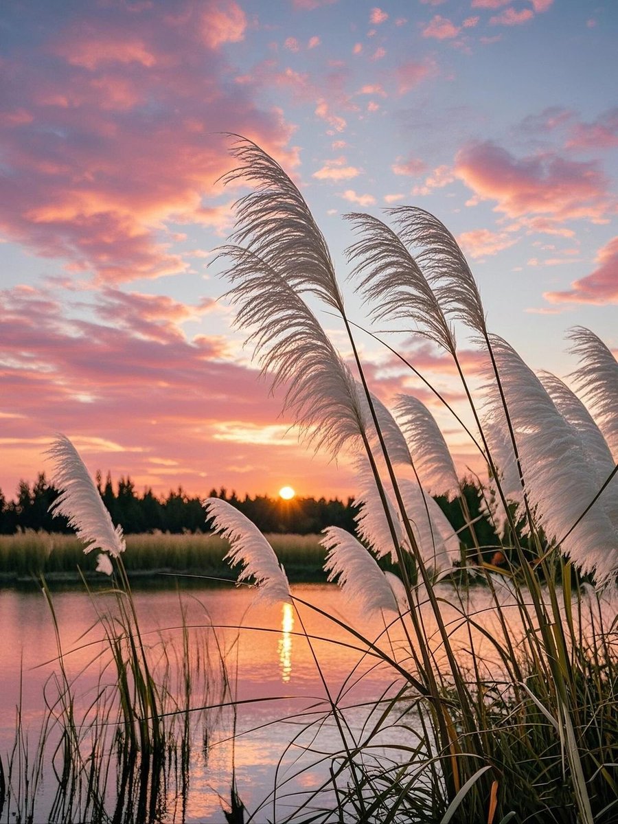 NaturePulseb's tweet photo. As the sun sets, may the golden glow bring peace to your heart and quiet beauty to your evening. 🌥️🌾🌿✨ https://t.co/VqXyscwe3p