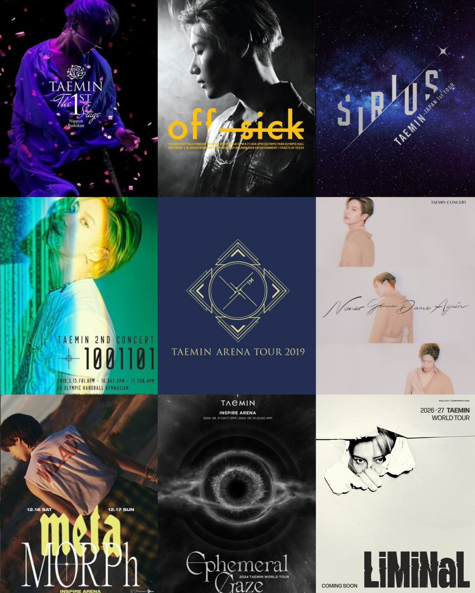 2017 Taemin the 1st Stage Nippon Budokan TAEMIN 1st SOLO CONCERT