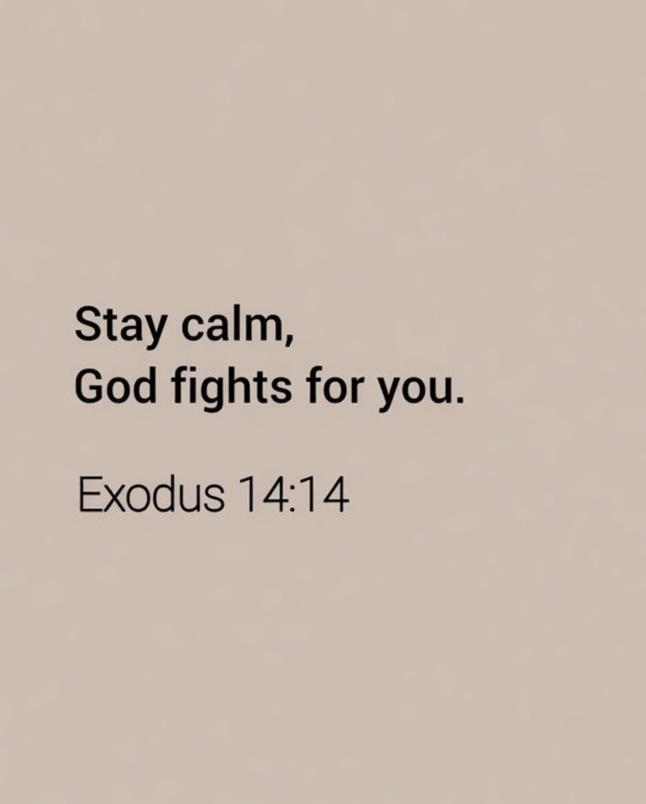 Richard_gh1's tweet photo. Exodus 14:14 https://t.co/SOlyd3Tuwg