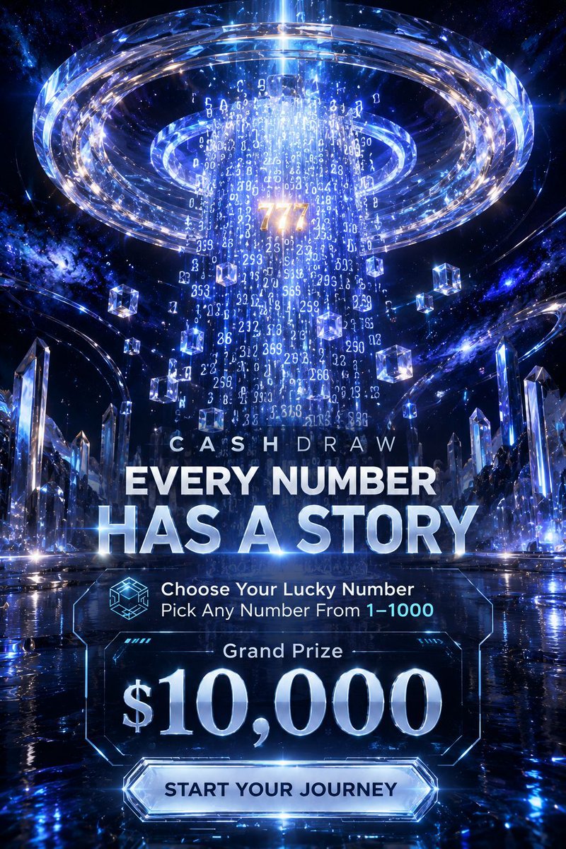 _CashDraw_'s tweet photo. 🌌 Every number has a story.

Some are ordinary.
One could lead to $10,000 USDT.

🎯 Choose any number from 1–1000.
🍀 Check your luck.
💎 Your story starts with a single choice.

👉 Start here: https://t.co/awXiTpqKOv

#CashDraw #Airdrop #CryptoAirdrop #AirdropAlert #AirdropCampaign #USDT #10000USDT #Crypto #Web3 #Telegram #Blockchain #Bitcoin #Ethereum #Solana #TON #CryptoCommunity #LuckyNumber #LuckyDraw #WinCrypto #CryptoRewards #DigitalLuck #Web3Gaming #Giveaway