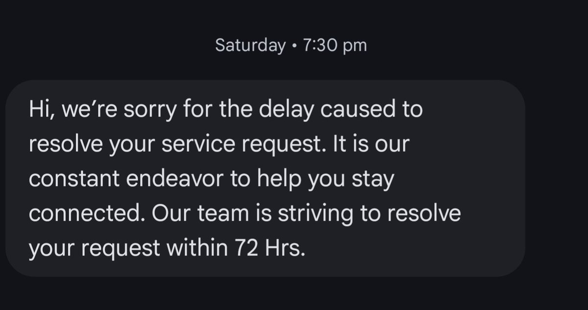 ArthHMehta3's tweet photo. Utterly rubbish service by Airtel wifi! @airtelindia

Our wifi was down for a day so when we registered a request, the guy came and said that the only thing we can do is to change to airfibre. 

Continued 👇🏻 https://t.co/MN34tcnB1g