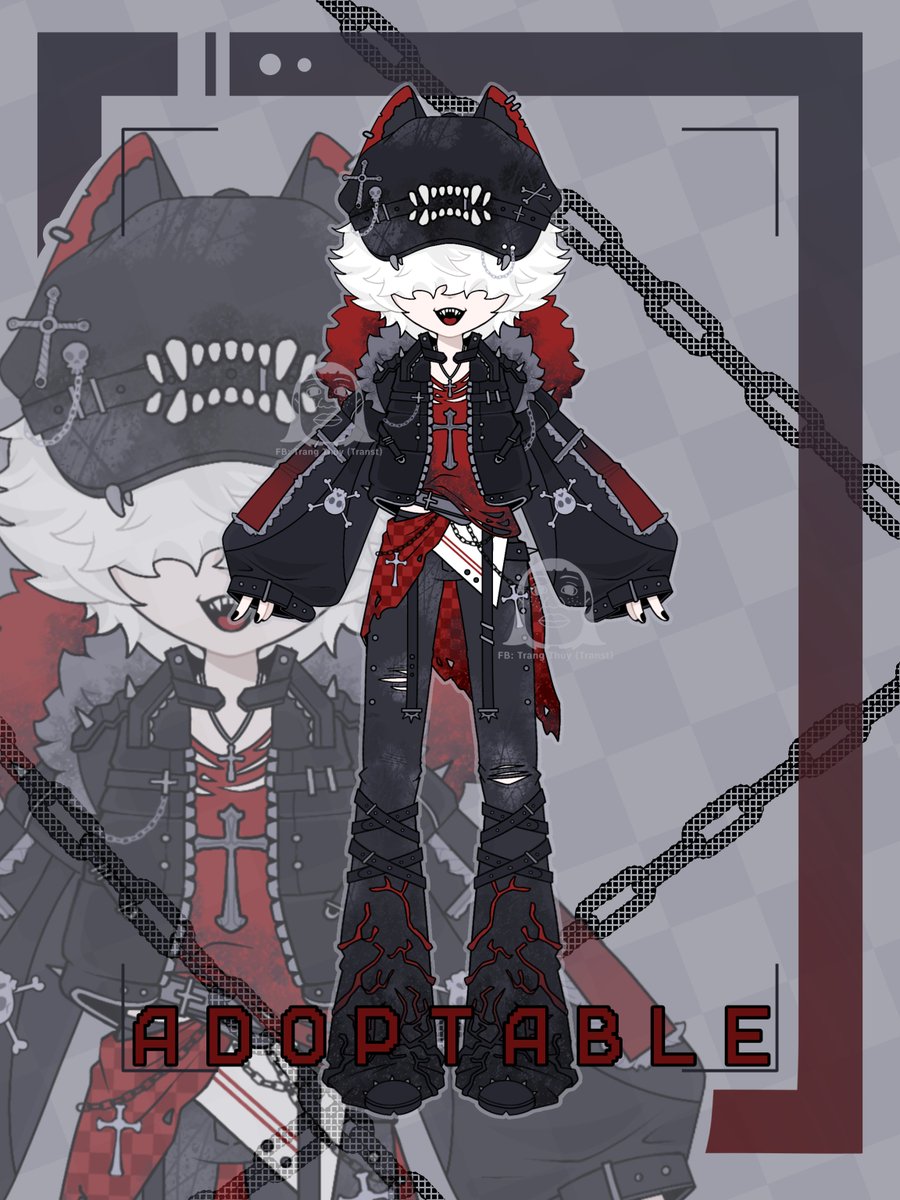 tran_st12's tweet photo. AUCTION ADOPTABLE 🖤❤️ [open]
____

-PRICE: $50 (Commercial fee:$100)
____
• Payment: Paypal/wise
• Auction ends in 24 hours after the last bid.
• You have 24 hours to finish the payment.
•Artist: Transt (fb: Trang Thùy)
#auction_adoptable #adopt #art #artist #oc https://t.co/EKoxlgOh7R