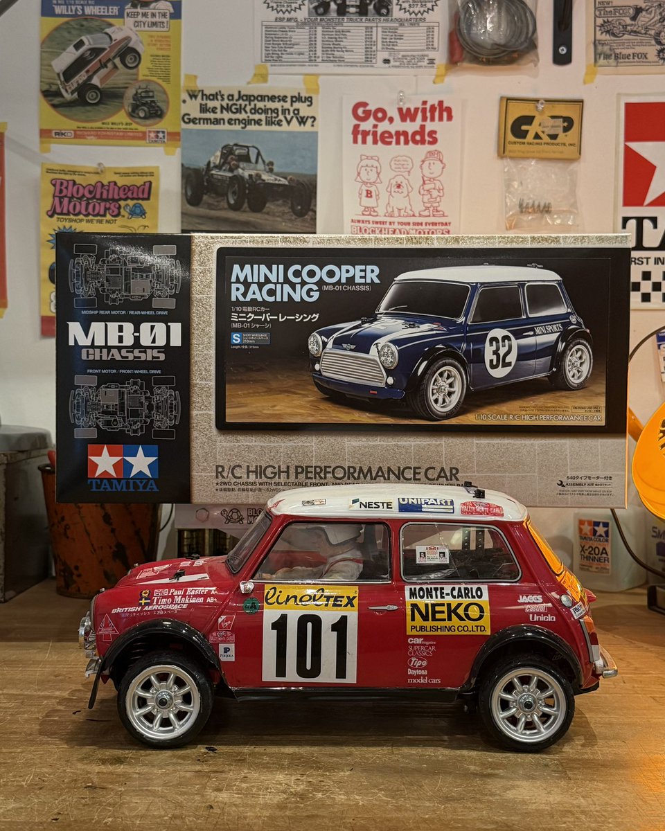 ピックアップ商品】 タミヤ 1/10RC ミニクーパーレーシング (MB-01