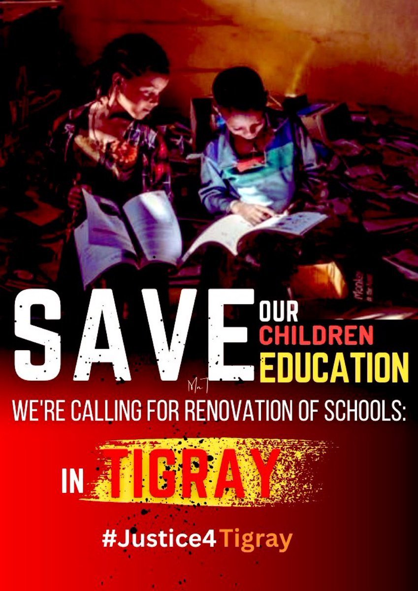 Lwam2324's tweet photo. 📌Rebuilding schools and hospitals is the number one priority in Tigray after three years of #TigrayGenocide. #TigrayFamine #ReconstructTigray #Justice4Tigray @UNESCO @IJM 
@SavetheChildren @ChildrensRights @EUCouncil   @UNHumanRights 
@GlobalEdCluster @GPforEducation @UN_HRC https://t.co/QFGMDB3GSX