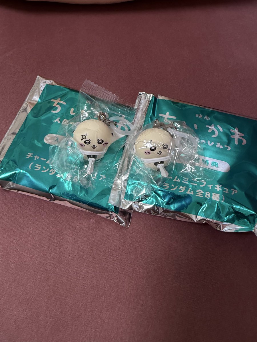 uof89's tweet photo. 映画ちいかわ 入場特典 
チャームミニフィギュア

【譲】ラッコ
【求】ちいかわ、ハチワレ、うさぎ、モモンガ

郵送での交換希望です！
検索からもぜひ宜しくお願い致します！ https://t.co/HNV7h61YsU