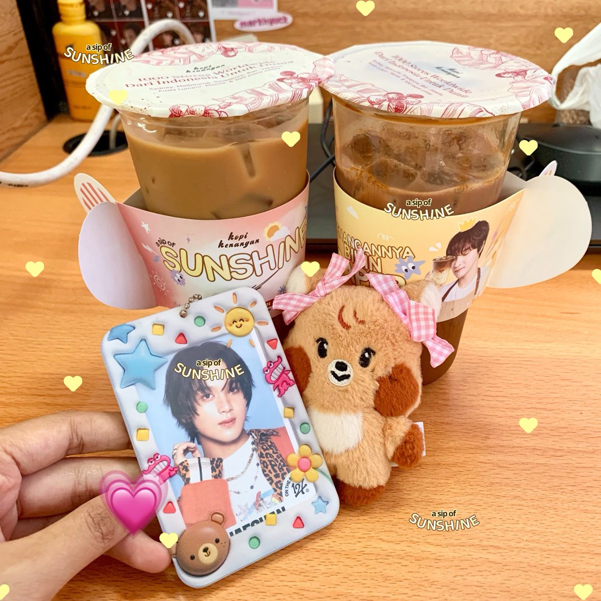 haetjill's tweet photo. habis bikin png temanya a sip of sunshine lucuuu bangett, feel free to use yaa sayang sayangku <3

#KopiKenanganxNCTHAECHAN https://t.co/q2Zns25zN6