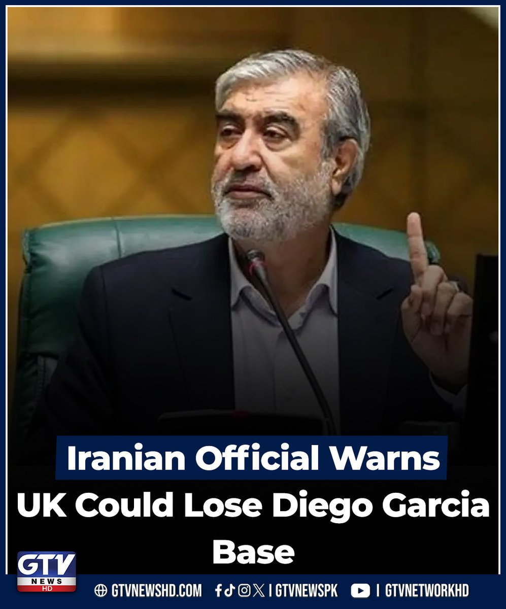 latestnews_off's tweet photo. Iranian Official Warns UK Could Lose Diego Garcia Base
https://t.co/3a2nfMOnry
#Iran #UK #DiegoGarcia #US #MiddleEast #MilitaryThreat #IndianOcean #B2Bomber #RegionalSecurity #Escalation https://t.co/fAnae3hUew