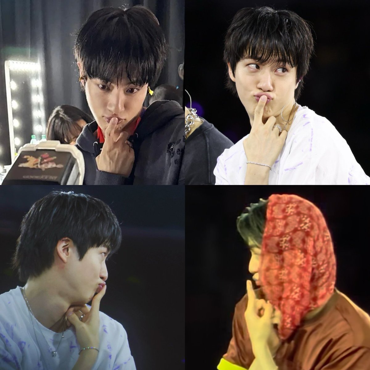btsdaily77's tweet photo. Jin with his new seductive pose. 🤫😭 https://t.co/pTPRt5UUFN