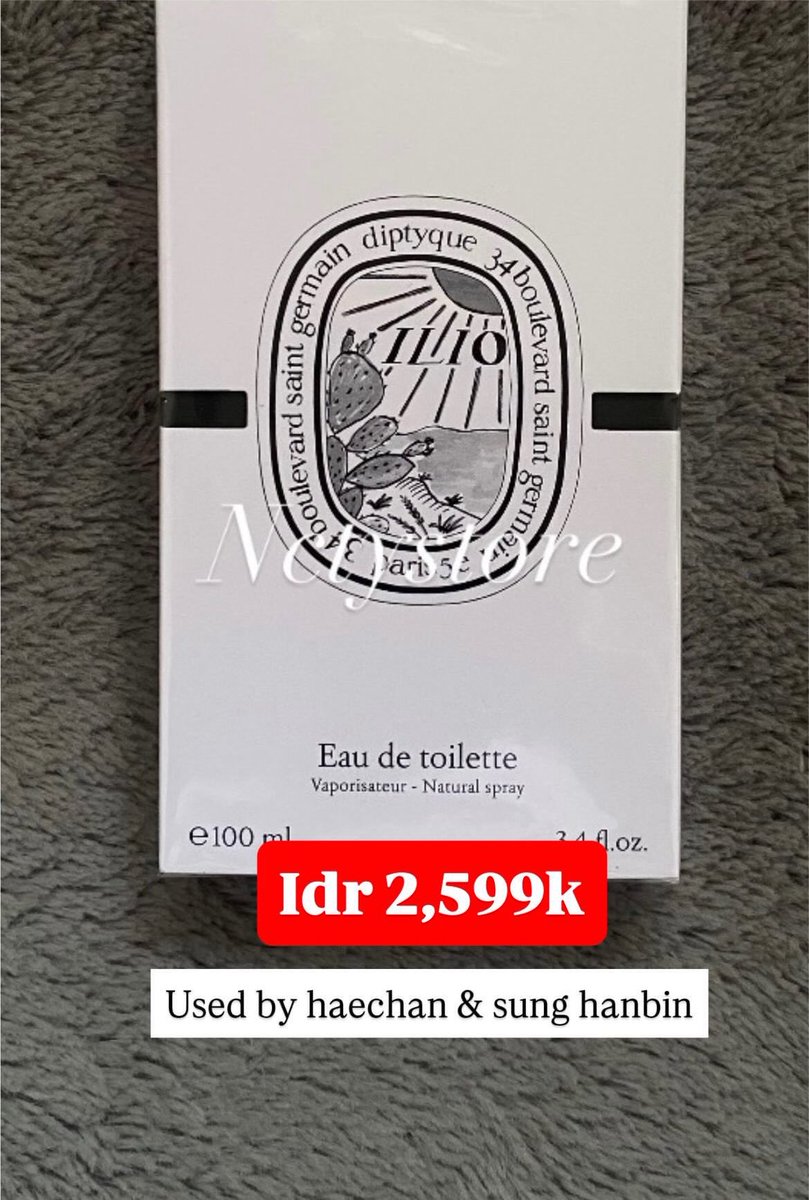 nctystore's tweet photo. [READY WH INA] Diptyque ilio full size (75ml)

Price: 2,599k only!!! (Best price)
💌DM FOR ORDER

🖤used by haechan &amp; sung hanbin

*tiap tahun ciri khasnya ilio tuh design botolnya berubah tapi kayanya tahun ini for the first time gak ada design baru https://t.co/iAAaiH4nKw
