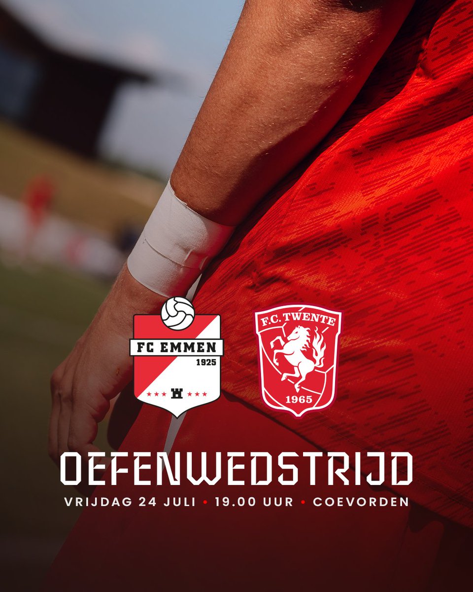 fctwente's tweet photo. ⚽️🔴Vanavond oefenduel in Coevorden 

➡️https://t.co/wSJUllXQkP

#FCTwente