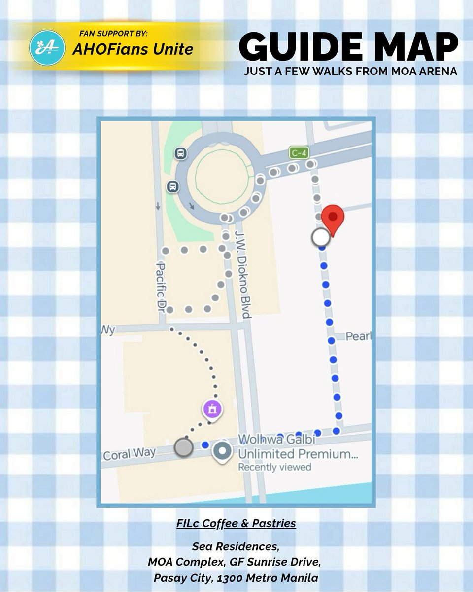 ahofians_unite's tweet photo. @filcmnl @ahofiansuniteVT 📌DAY 2 JULY 26, 2026
FREEBIES DISTRIBUTION &amp; RAFFLE
(GRAND PRIZE: JL SIGNED PC) ✨

FILc Coffee &amp; Pastries
Sea Residences, Moa Complex, GF Sunrise Drive Pasay City. 
10 AM TO 1 PM

#AHOF #아홉 https://t.co/7g8hO7vF2N