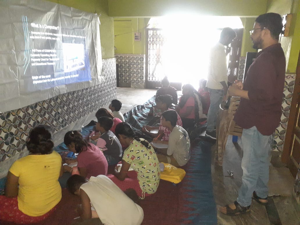 rcinitd's tweet photo. PI - NIT Durgapur successfully started the implementation of its sponsored project on ICT Training amongst rural students and members of Banagram village with vision of Digital India making dream of Viksit Bharat@2047 come in reality https://t.co/3WBfiGsJMY