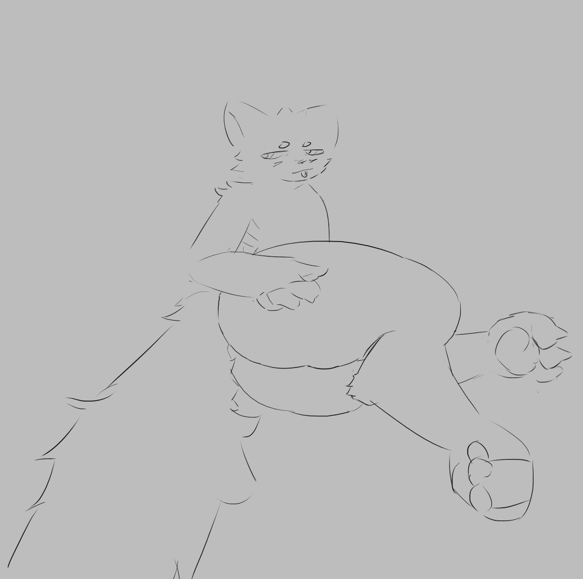 kritsalicious's tweet photo. I did a sketch I'm proud of :} #art #digitalart #furry https://t.co/Er3BUz7pJL
