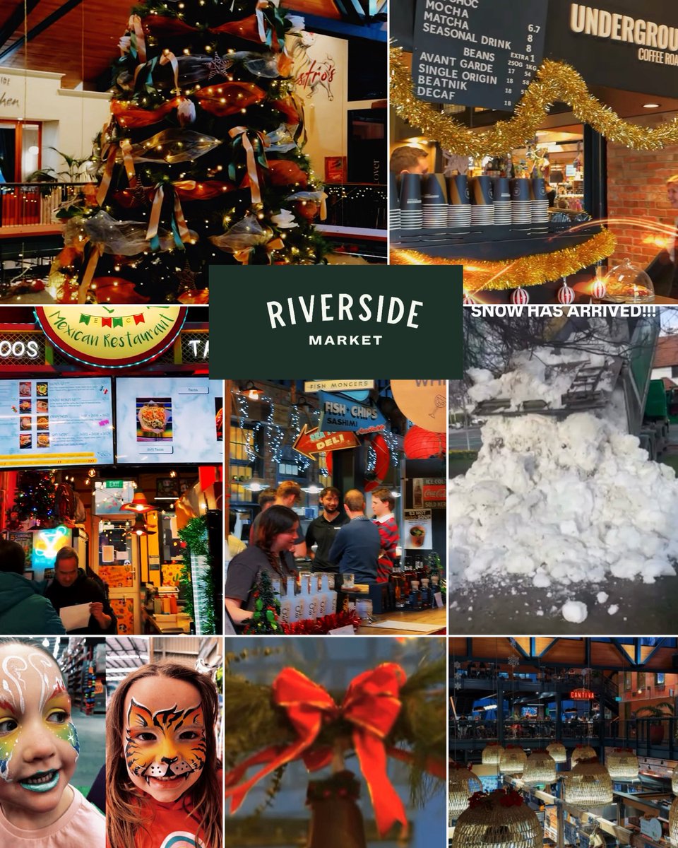chrislynchmedia's tweet photo. Riverside Market is bringing the magic of a traditional European Christmas to the heart of Christchurch this Saturday 25 and Sunday 26 July. The market has been transformed into a festive wonderland, with decorations, live entertainment, seasonal food and drinks, boutique shopping and activities for the whole family! And yes, there will be real snow!