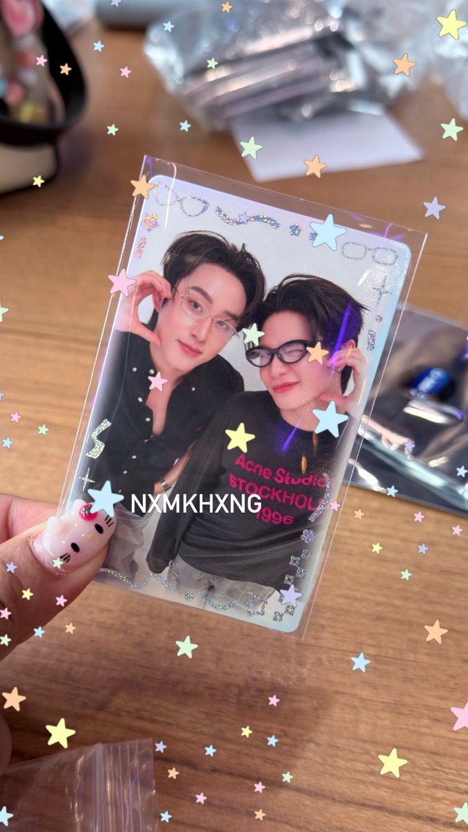 Sleepalldayall1's tweet photo. Secret ที่ใฝ่ฝันนนน ช้านได้มาแล้ว น่ารักม้ากกกกกกกก😭😭😭😭😭

#งานมหกรรมนิยายนานาชาติ2026xGMMTV 
#williamest https://t.co/znZRmwlA3y