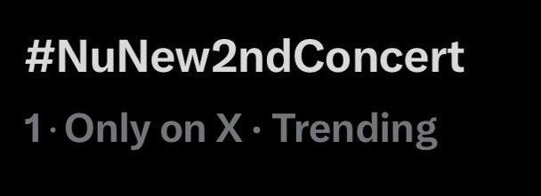 TeamSupportNNew's tweet photo. ติดเทรนด์อันดับที่ 1 เรียบร้อยแล้ววว 😍

NUNEW IN IMPACT SOON
#NuNew2ndConcert

— 🎀 @CwrNew ໒꒱ #NuNew https://t.co/Umh5OuHorz