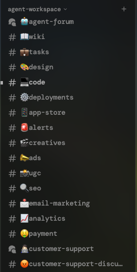 radjathaher's tweet photo. ngapain pamer kerja 996 di jaman AI begini? tidak efisien, ga malu kelihatan gaptek ga bisa setup full-stack agent swarm? 🤣

you should be lazymaxxing instead. bikin pipeline dari idea sampe paying customer fully driven by agents 24/7. duit yg dihasilkan sudah tidak tergantung effort atau input dari manusia lagi. manusia tinggal bersenang2 saja, urus keluarga dsb 😉

my Discord-based system dari atas ke bawah:
- wiki: capture raw ideas, turn to spec in Markdown-based knowledge base like Outline
- tasks: turn those ideas to work items using Plane
- design: visual spec using Paper
- code: agents pushing code to self-hosted Forgejo,
- deployment: every deployment success / failure notified via ArgoCD/Cloudflare or Forgejo Actions
- app-store: like above but from Apple App Store / Google Play Store
- alerts: if we crash something we have pings from self-hosted Signoz
- creatives: every marketing content built here, right from Discord. each founder can chime in or steal each other's ideas 🤣
- ads: manage marketing campaign in meta ads etc
- ugc,seo,email marketing: for other types of marketing
- analytics: look at funnel performance and optimize any bottleneck to turn eyeballs to paying customers, use self-hosted openpanel
- payments: channel paling berisik 🤑
- customer support: help confused customers